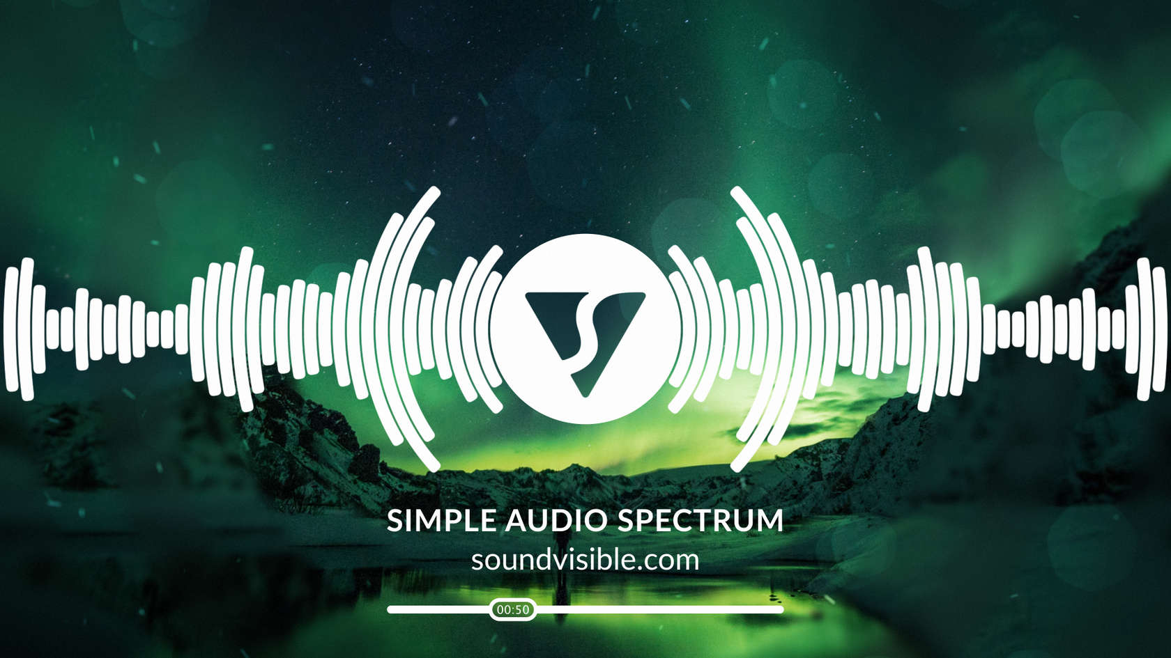 Simple Audio Spectrum Music Visualizer - Style Preview 04