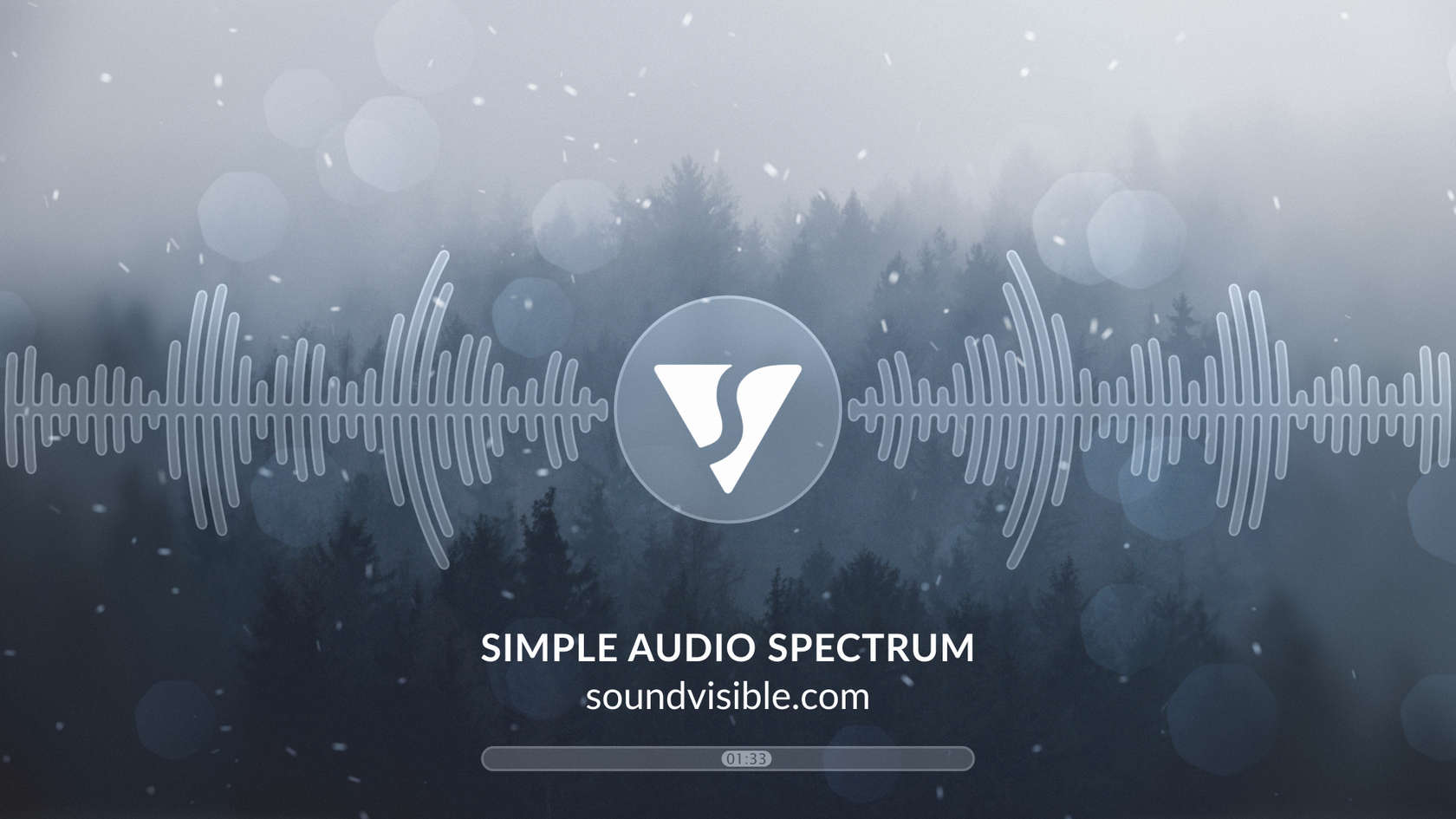 Simple Audio Spectrum Music Visualizer - Style Preview 07