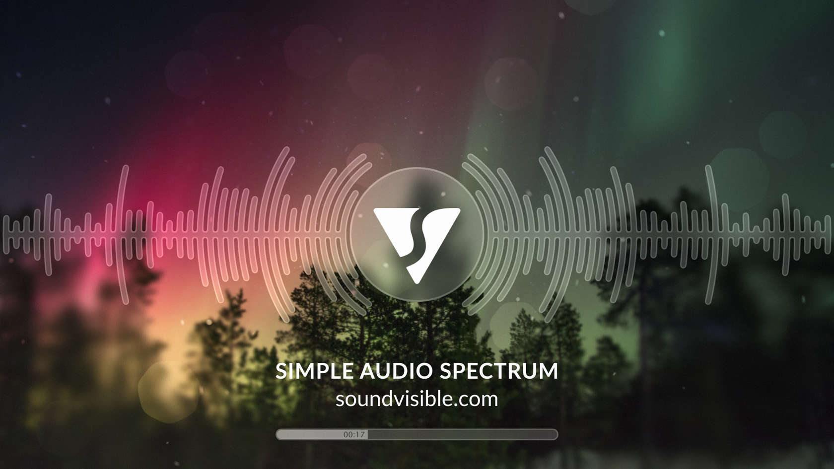 Simple Audio Spectrum Music Visualizer - Style Preview 10