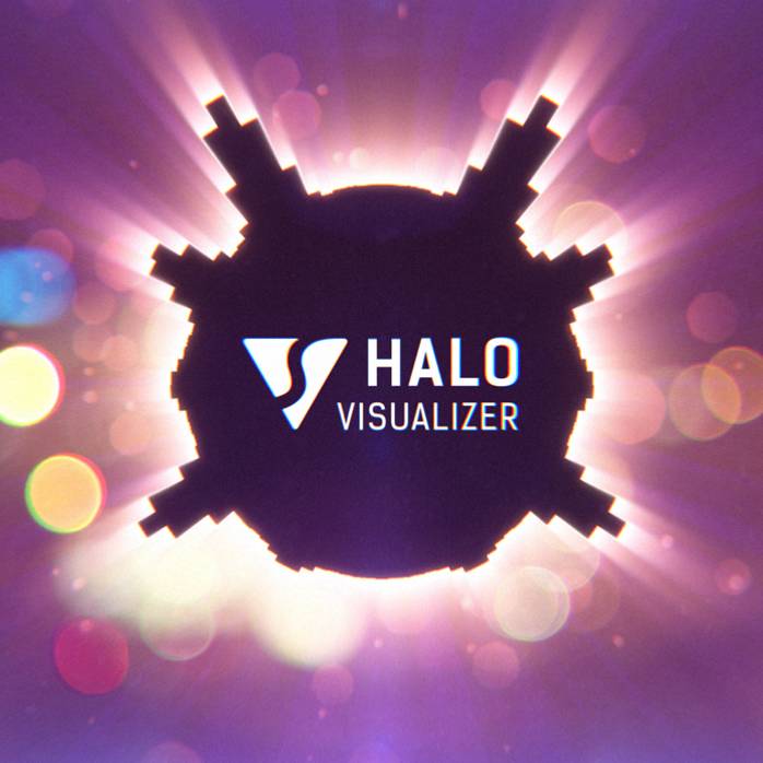 Halo Audio React Spectrum Music Visualizer After Effects Template