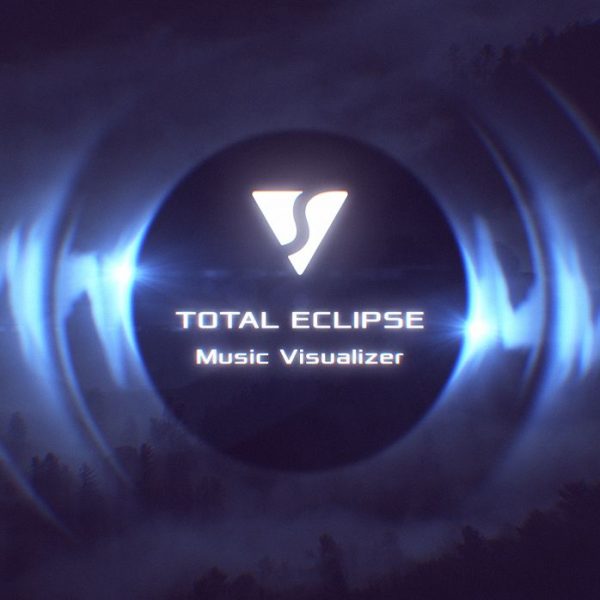 Total Eclipse Audio React Spectrum Music Visualizer After Effects Template - Thumb Image 01